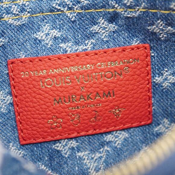 Louis Vuitton Denim Cherry Neverfull Inside Out BB LV x TM Murakami 2025 New - Picture 8 of 16